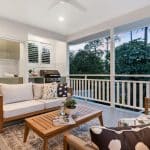 Cedar Deck vs Composite Deck: Understanding Your Options Indoor-outdoor living exemplified with a beautiful deck.”